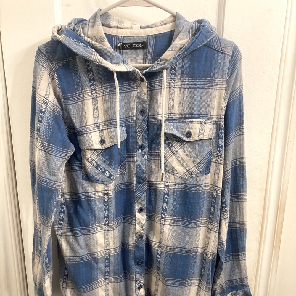 Volcom flannel tunic